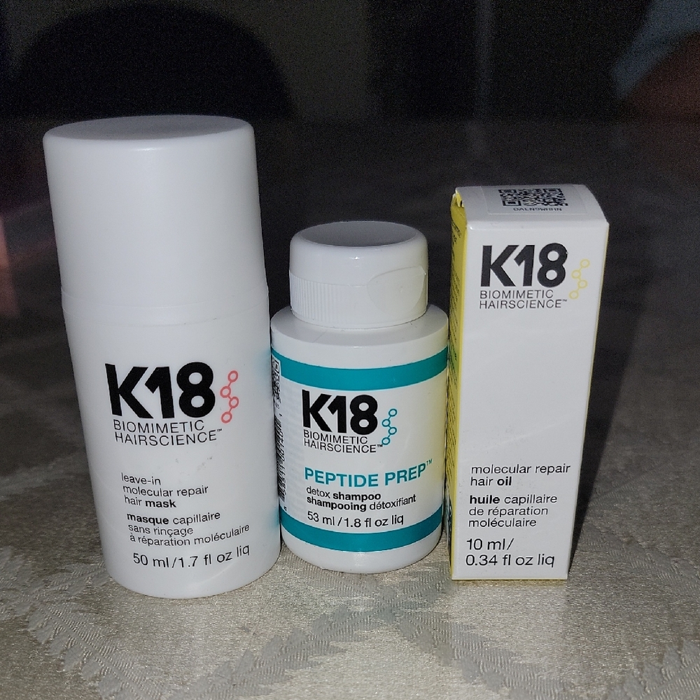BUNDLE OF K18 BIOMIMETIC HAIRSCIENCE TREATMENTS